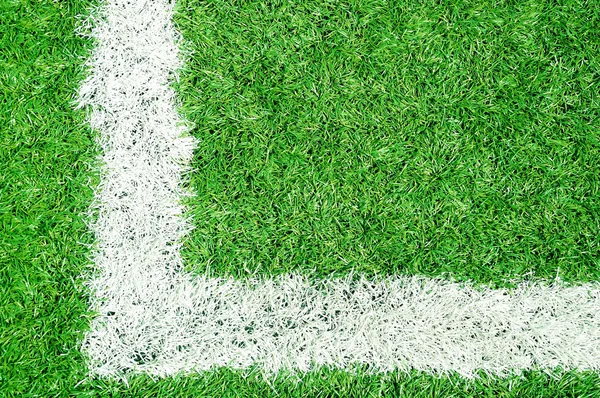 Piękna zielona trawa tekstura stadionu — Zdjęcie stockowe