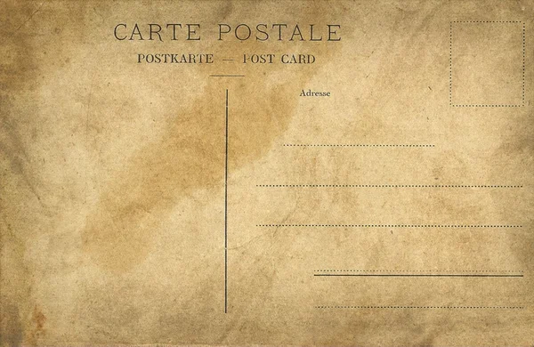 Tarjeta postal vacía vieja — Foto de Stock