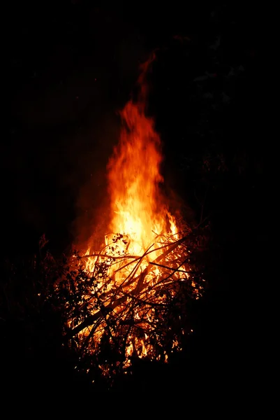篝火 — 图库照片