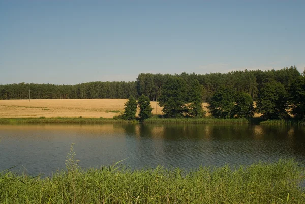 Sjön landskap — Stockfoto