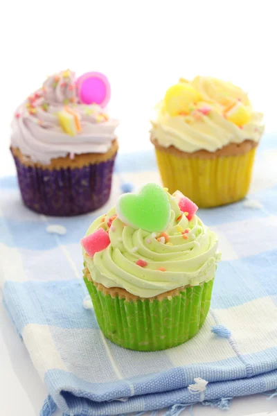 Coloridos cupcakes — Foto de Stock