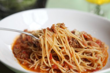 Spagetti sığır bolognese