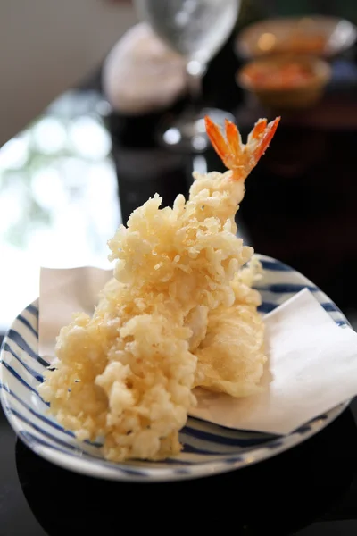 Tempura Жареные креветки японский стиль — стоковое фото