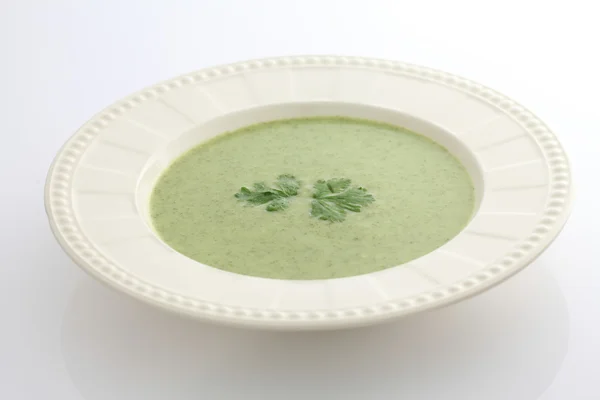 绿色的蔬菜汤 — 图库照片