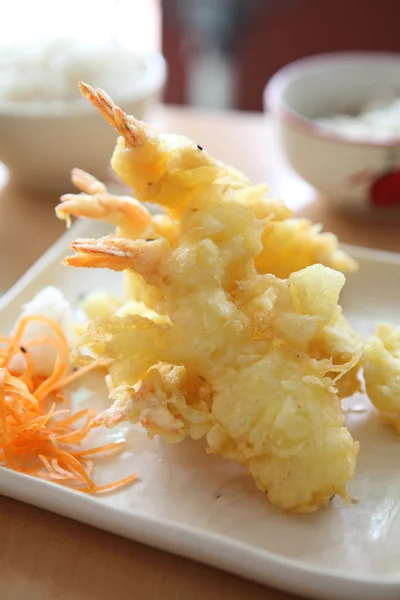 Tempura Crevettes frites style japonais — Photo