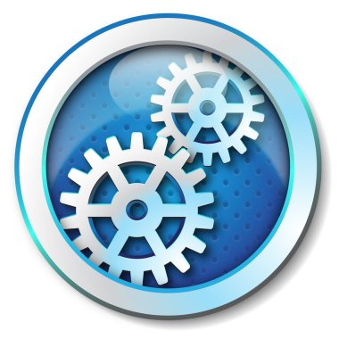 Gear icon clipart