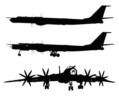 Tu-95 Bear clipart