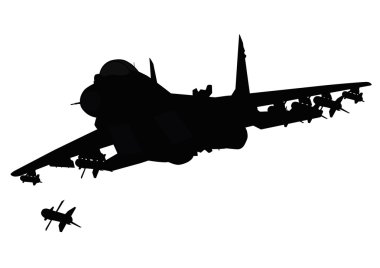 Aircraft silhouette clipart