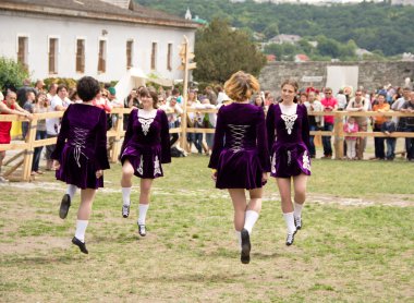 Medieval dance clipart