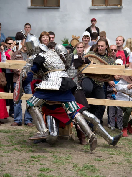 Batalha de cavaleiros — Fotografia de Stock