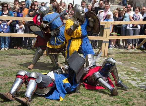 Knight battle — Stock Photo, Image