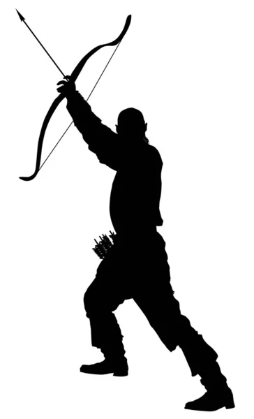 弓箭手 — 图库矢量图片