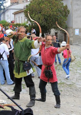 Medieval archer clipart