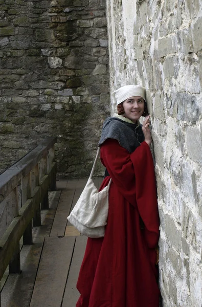 Chica medieval — Foto de Stock