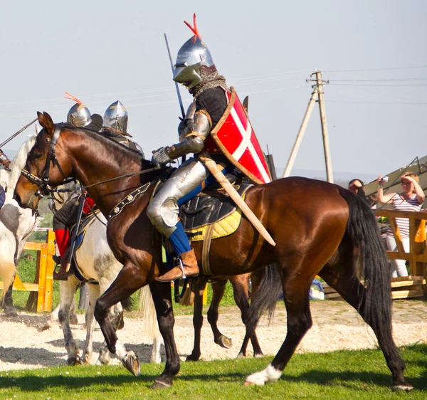 Riding knight — Stock Photo, Image
