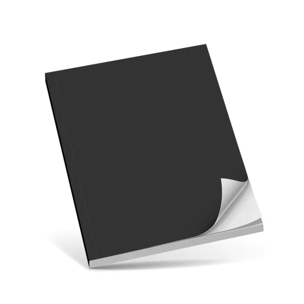 Cover black book — Stock Vector