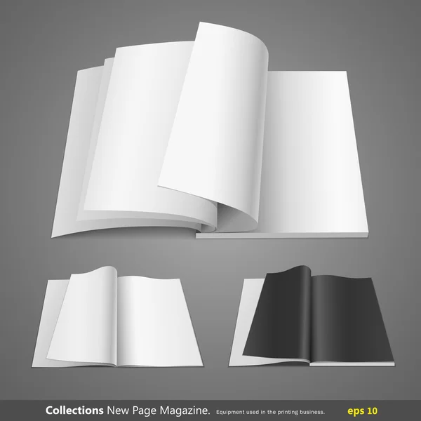 Collections nouvelle page magazine — Image vectorielle