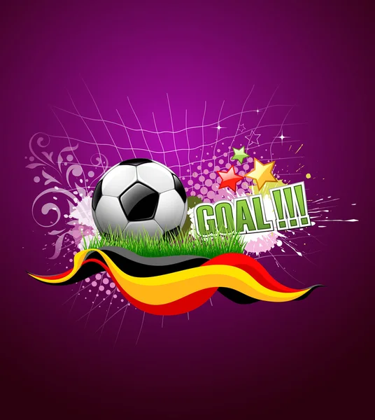 Fußball-Festival künstlerische Gestaltung Hintergrund — Stockvektor