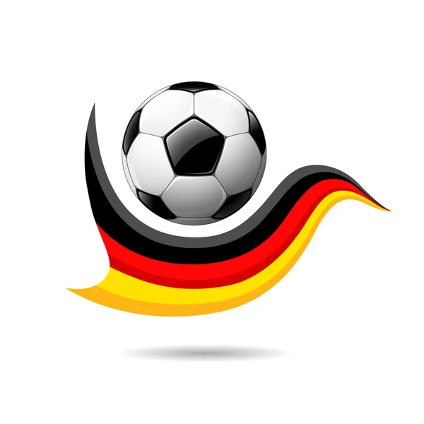 Football team germany — Stock Vector
