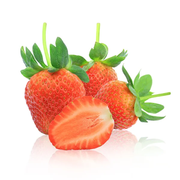 Frische Erdbeeren lizenzfreie Stockbilder