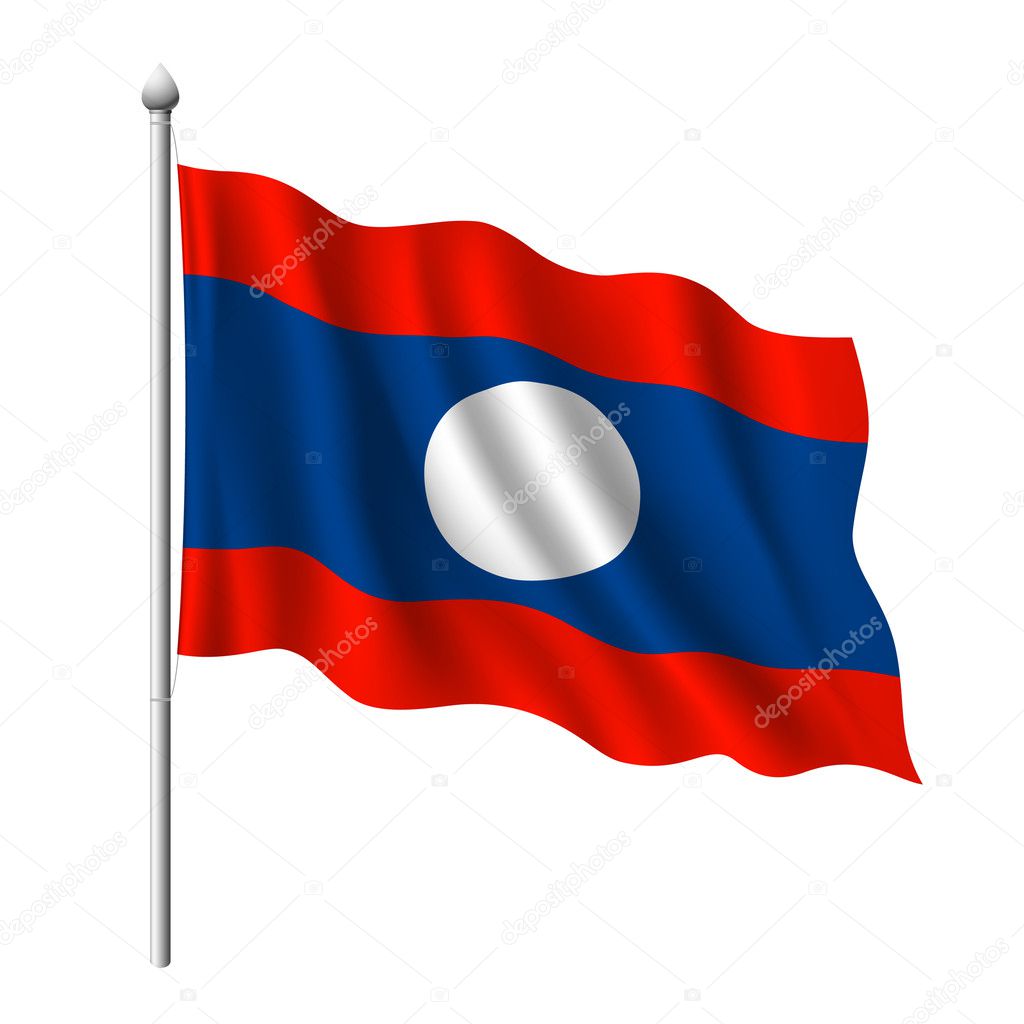 Flag of laos