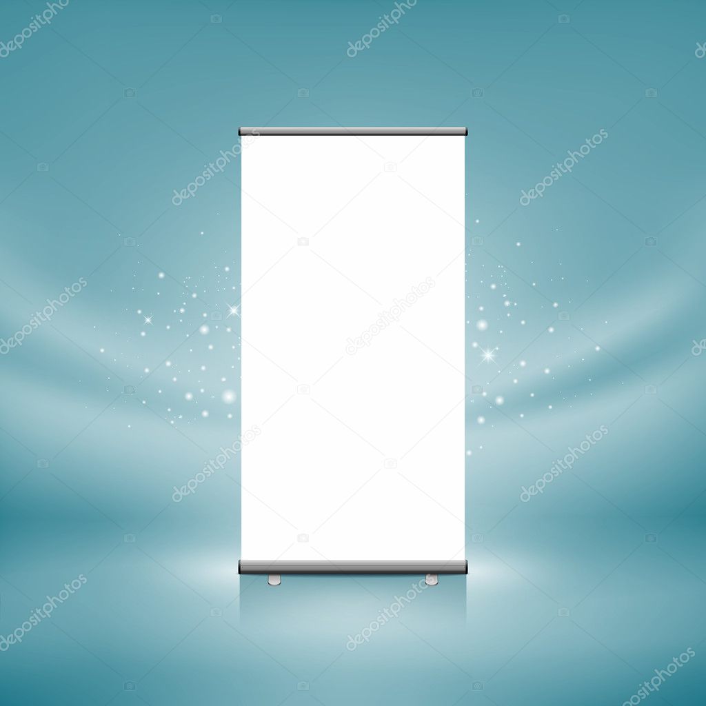 Roll up banner display