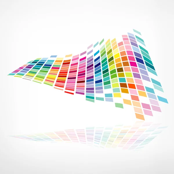 Projeto de fundo colorido padrão de mosaico — Vetor de Stock