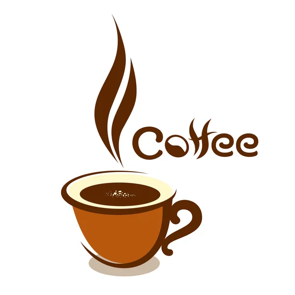 Tasse de café design — Image vectorielle