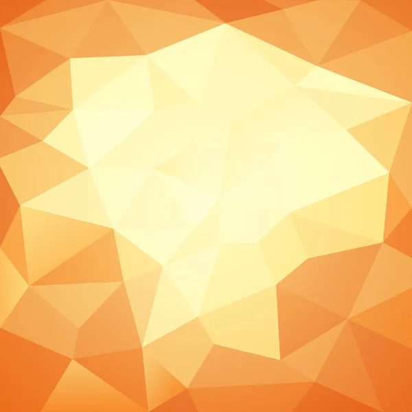 Kamenné pozadí abstraktní oranžové origami — Stockový vektor