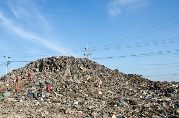 stock image Rubbish dump of landfill garbage