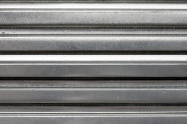 Silver Corrugated Metal Texture clipart