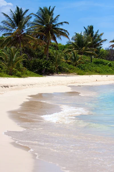 Білий пісок пляжу Пуерто-Ріко — стокове фото