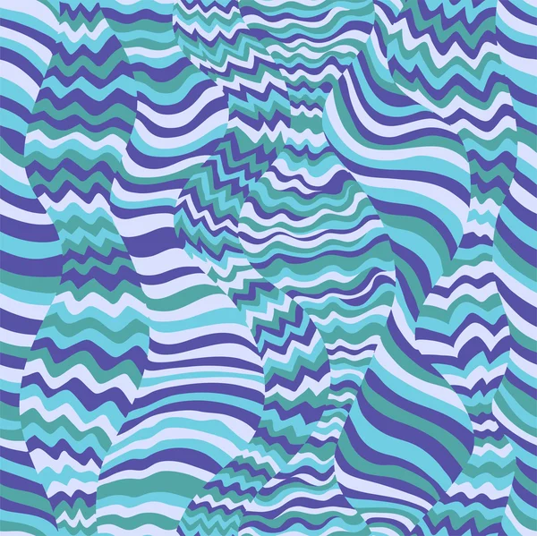Wellen nahtloses Muster — Stockvektor