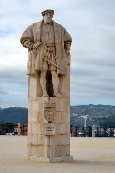 The monument of the king Joao III — Stock Photo, Image