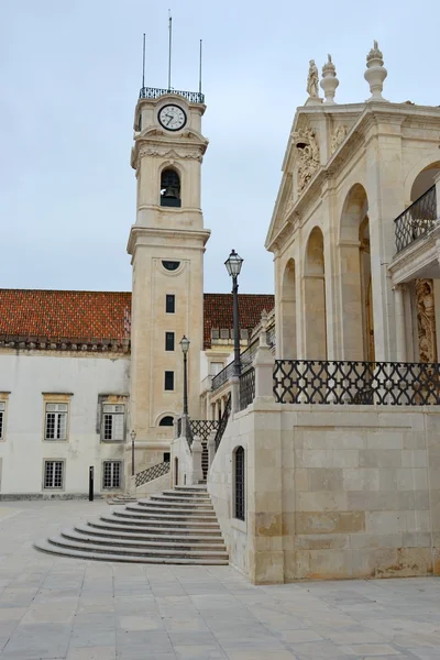 La Torre dell'Orologio all'Università di Coimbra — Foto Stock