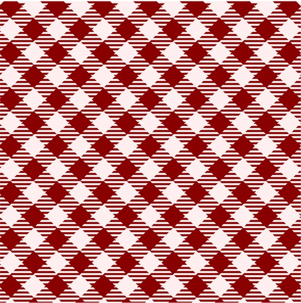 赤い格子縞のパターン — ストックベクタ