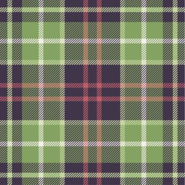 Plaid pattern in nature tones clipart
