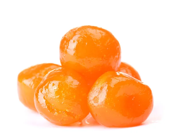 Tari-jeruk kering diisolasi pada warna putih — Stok Foto