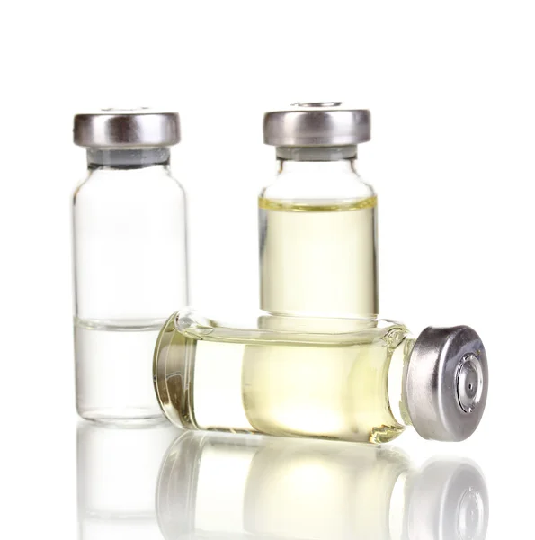 Ampollas médicas aisladas en blanco —  Fotos de Stock