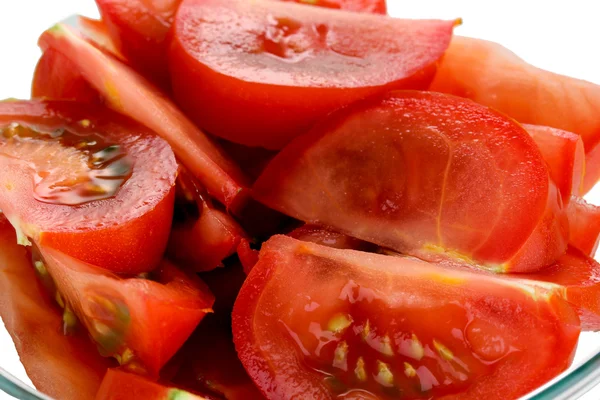 stock image Diced tomatoes close-up