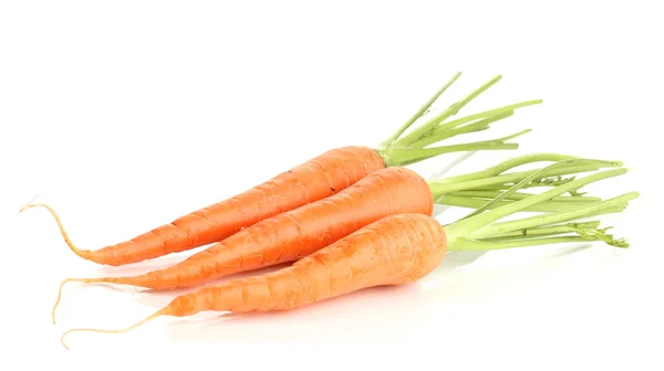 Zanahorias aisladas en blanco —  Fotos de Stock