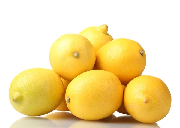 Mogna citroner isolerad på vit — Stockfoto