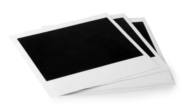 Φωτογραφικά χαρτιά που απομονώνονται σε λευκό — Φωτογραφία Αρχείου