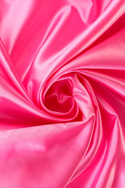 Růžový hedvábný přehoz, pozadí — Stock fotografie