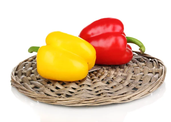 Läckra paprika isolerad på vit — Stockfoto