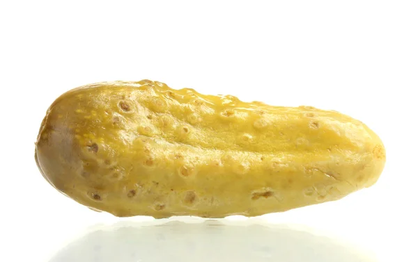 Pepino marinado aislado en blanco — Foto de Stock