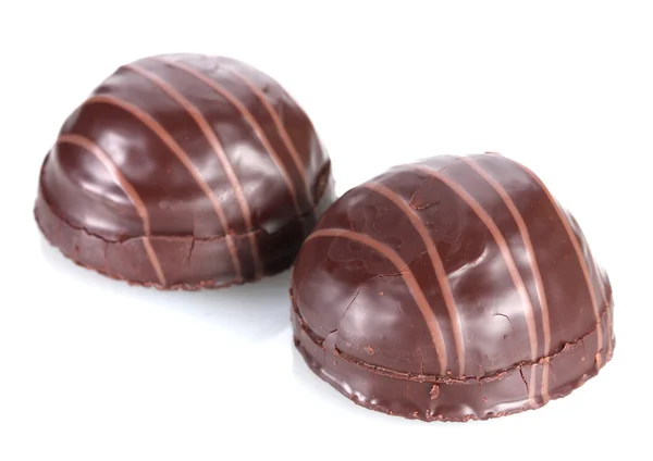 Сhocolate cookie isolated on white — Stock Photo, Image