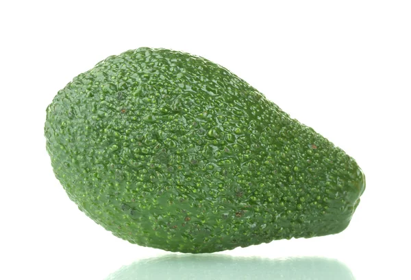 Reife Avocado isoliert auf weiß — Stockfoto