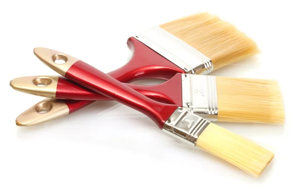 Paint brushes isolated on white Royalty Free Stock Images