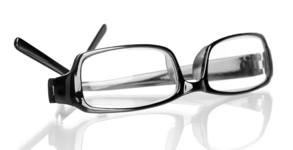 Schöne Gläser isoliert auf weiß — Stockfoto